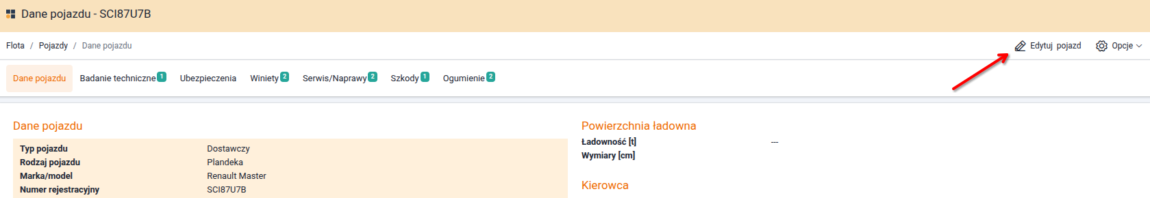 dane_pojazdu